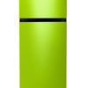 Groene koelkast met apart vriesvak bovenaan (Light Green Gloss, Medium Original, Cooler Fridge)