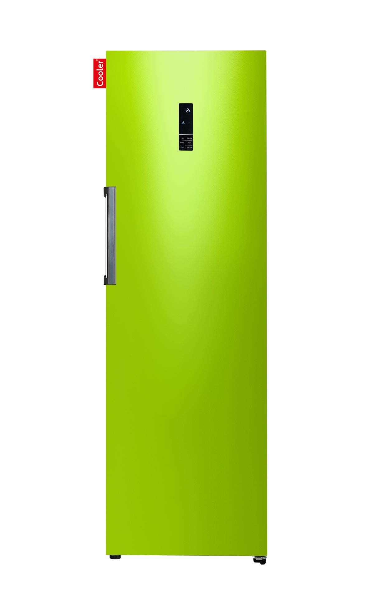 Groene grote koelkast zonder vriezergedeelte (Light Green Gloss, Large Fridge Original, Cooler Fridge) 