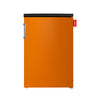 Oranje kleine koelkast met vriesvak (Gloss Bright Orange, Small, Cooler Fridge)