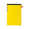 Gele kleine koelkast met vriesvak (Lucid Yellow Gloss, Small, Cooler Fridge)