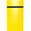 Gele koelkast met apart vriesvak bovenaan (Lucid Yellow Gloss, Medium Original, Cooler Fridge)